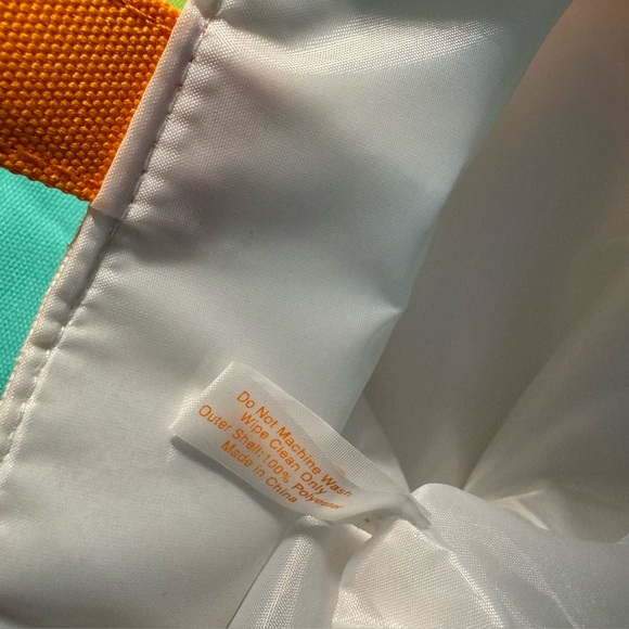 Clinique Canvas Tote Bag in Vibrant Splash Pattern - New, never used! - Picture 7 of 9